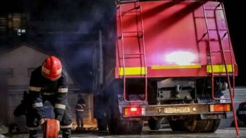 incendiu într-un spital din România