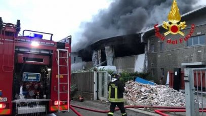 incendiu roman napoli