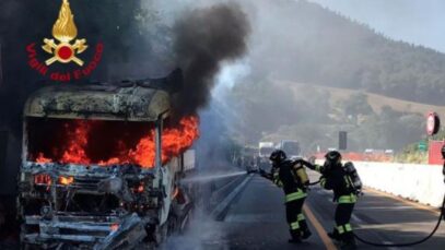 incendiu autostrada A1